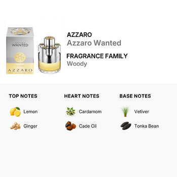 Azzaro Wanted / Azzaro EDT Spray 1.7 oz (50 ml) (M) (Wholesale) - Luxurious Fragrance Available Online in Hong Kong & China