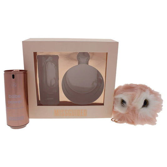 Missguided Babe Power by Missguided for Women - 2 Pc Gift Set 2.7oz EDP Spray, Pom Pom Keyring - Luxurious Fragrance Available Online in Hong Kong & China