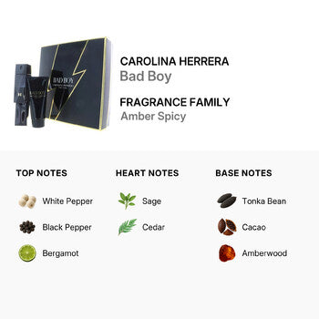 Carolina Herrera Bad Boy / Carolina Herrera Set (M) (Wholesale) - Luxurious Fragrance Available Online in Hong Kong & China