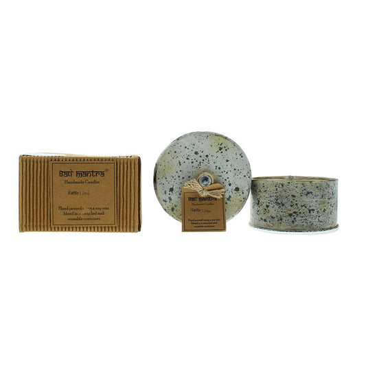 Bali Mantra Unisex Victorian Tin Round Kafir Lime 9.88 oz Scented Candle - Luxurious Fragrance Available Online in Hong Kong & China