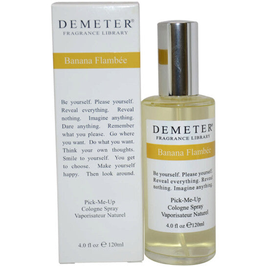 Demeter Unisex Banana Flambee EDC Spray 4.0 oz Fragrances (Wholesale) - Luxurious Fragrance Available Online in Hong Kong & China