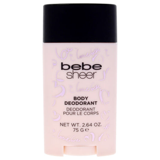 Bebe Ladies Sheer Deodorant 2.64 oz Fragrances (Wholesale) - Luxurious Fragrance Available Online in Hong Kong & China
