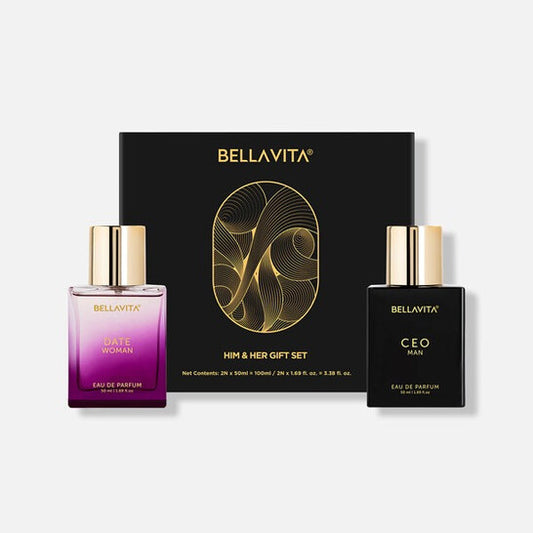Bellavita Unisex Him & Her Set Gift Set Fragrances - Luxurious Fragrance Available Online in Hong Kong & China