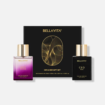 Bellavita Unisex Him & Her Set Gift Set Fragrances (Wholesale) - Luxurious Fragrance Available Online in Hong Kong & China