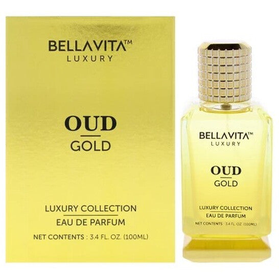 Bellavita Unisex Oud Gold EDP Spray 3.4 oz Fragrances - Luxurious Fragrance Available Online in Hong Kong & China