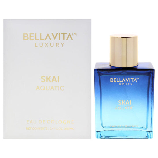 Bellavita Unisex Skai Aquatic EDC Spray 3.4 oz Fragrances - Luxurious Fragrance Available Online in Hong Kong & China