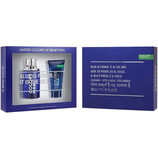 Benetton Color Blue 2-Piece Set 3.3oz Men (Wholesale) - Luxurious Fragrance Available Online in Hong Kong & China