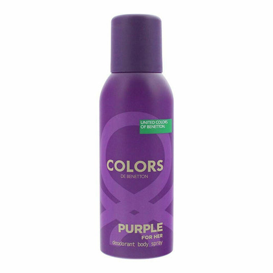 Benetton Ladies Colors De Purple Deodorant 5.0 oz Fragrances (Wholesale) - Luxurious Fragrance Available Online in Hong Kong & China