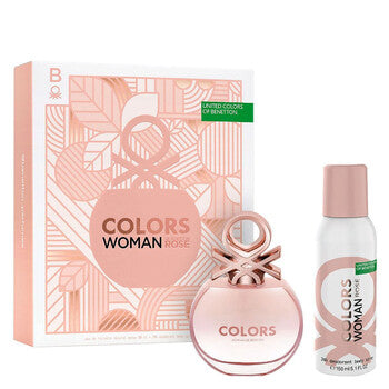 Benetton Ladies Colors De Rose Gift Set - Luxurious Fragrance Available Online in Hong Kong & China