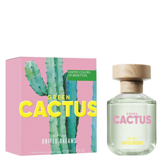 Benetton Ladies Green Cactus EDT 2.7 oz Fragrances (Wholesale) - Luxurious Fragrance Available Online in Hong Kong & China