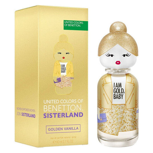 Benetton Ladies Sisterland Golden EDP Spray 2.7 oz Fragrances (Wholesale) - Luxurious Fragrance Available Online in Hong Kong & China