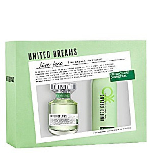 Benetton Ladies United Dreams Live Free Gift Set - Luxurious Fragrance Available Online in Hong Kong & China