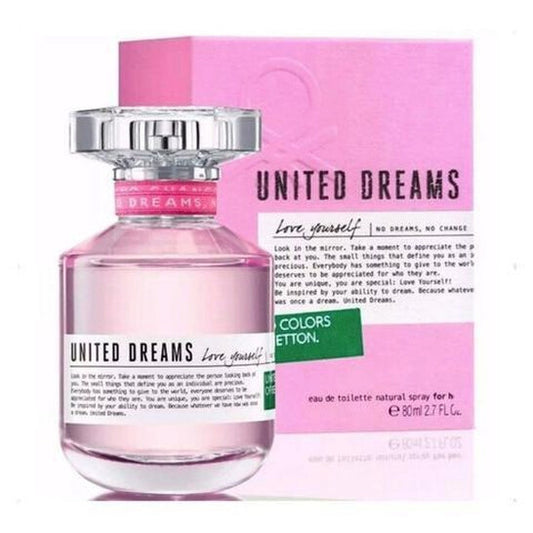 Benetton Ladies United Dreams Love Yourself EDT 2.7 oz - Luxurious Fragrance Available Online in Hong Kong & China