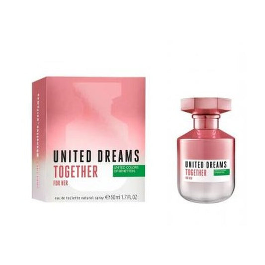Benetton Ladies United Dreams Together for Her EDT Spray 1.7 oz Fragrances - Luxurious Fragrance Available Online in Hong Kong & China