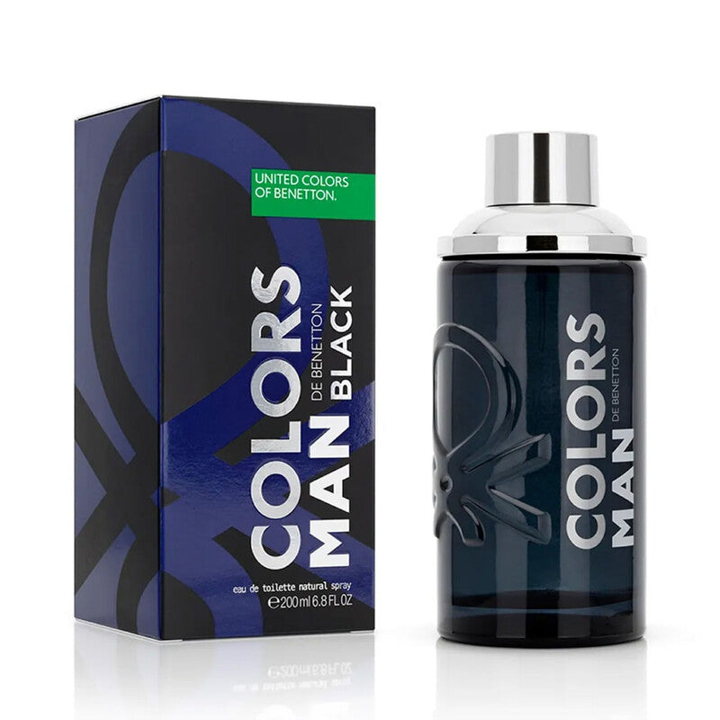 Benetton Men's Colors Black EDT 6.7 oz Fragrances - Luxurious Fragrance Available Online in Hong Kong & China