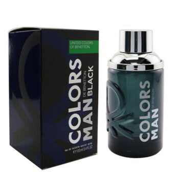 Benetton Men's Colors Black EDT Spray 3.4 oz - Luxurious Fragrance Available Online in Hong Kong & China