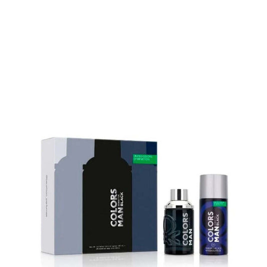 Benetton Men's Colors Black Gift Set Fragrances - Luxurious Fragrance Available Online in Hong Kong & China