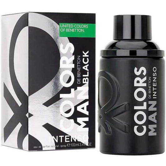 Benetton Men's Colors Black Intenso EDP Spray 3.4 oz (Tester) Fragrances (Wholesale) - Luxurious Fragrance Available Online in Hong Kong & China