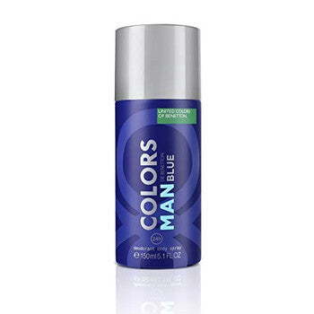 Benetton Men's Colors De Blue Man Deodorant 5.0 oz - Luxurious Fragrance Available Online in Hong Kong & China