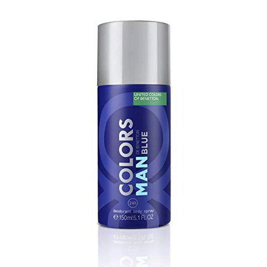 Benetton Men's Colors De  Blue Man Deodorant 5.0 oz Fragrances (Wholesale) - Luxurious Fragrance Available Online in Hong Kong & China