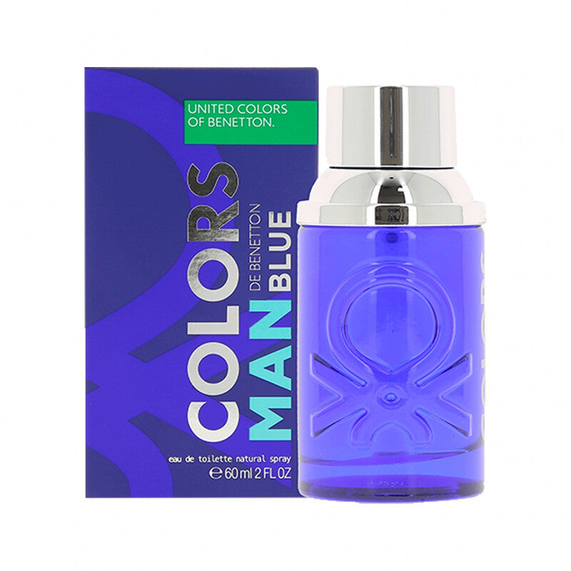 Benetton Men's Colors De Blue Man EDT 2.0 oz Fragrances - Luxurious Fragrance Available Online in Hong Kong & China