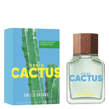 Benetton Men's Green Cactus EDT 3.4 oz - Luxurious Fragrance Available Online in Hong Kong & China