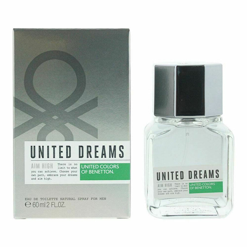 Benetton Men's United Dreams Aim High EDT 2.0 oz Fragrances - Luxurious Fragrance Available Online in Hong Kong & China