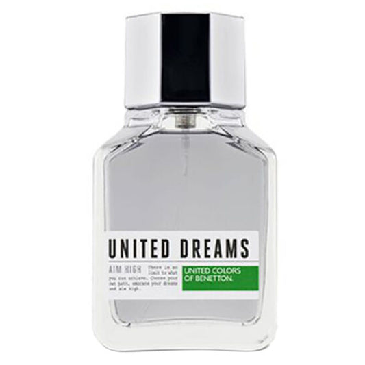 Benetton Men's United Dreams Aim High EDT Spray 3.4 oz - Luxurious Fragrance Available Online in Hong Kong & China