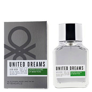 Benetton Men's United Dreams Aim High EDT Spray 3.4 oz - Luxurious Fragrance Available Online in Hong Kong & China