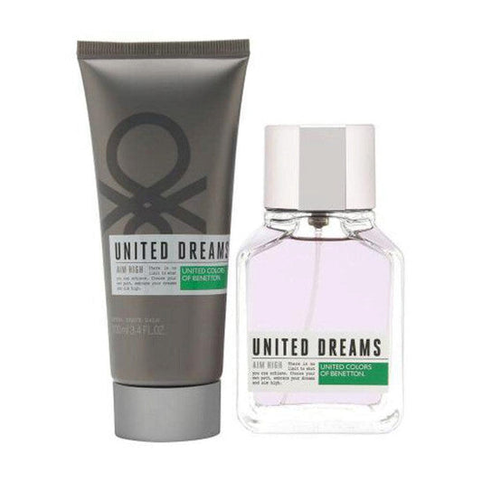 Benetton Men's United Dreams Aim High Gift Set Fragrances (Wholesale) - Luxurious Fragrance Available Online in Hong Kong & China