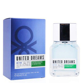 Benetton Men's United Dreams Go Far EDT Spray 2 oz - Luxurious Fragrance Available Online in Hong Kong & China