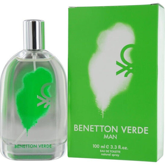 Benetton Men's Verde EDT Spray 3.3 oz Fragrances (Wholesale) - Luxurious Fragrance Available Online in Hong Kong & China