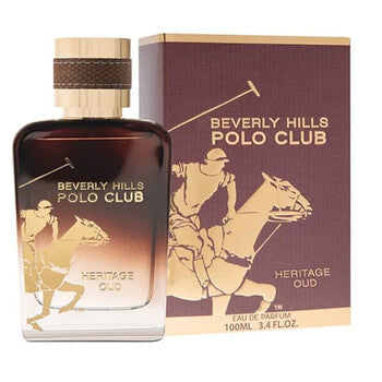 Beverly Hills Polo Club Men's Heritage Oud EDP Spray 3.38 oz - Luxurious Fragrance Available Online in Hong Kong & China