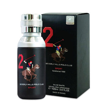 Beverly Hills Polo Club Men's No 2 EDT Spray 3.38 oz - Luxurious Fragrance Available Online in Hong Kong & China