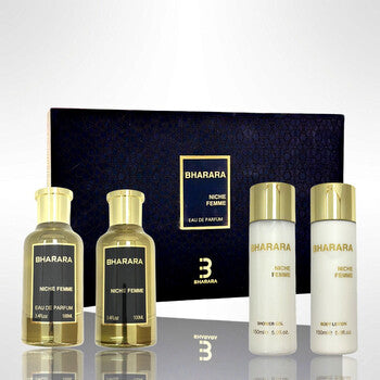 Bharara Ladies Niche Femme 4pc Gift Set - Luxurious Fragrance Available Online in Hong Kong & China