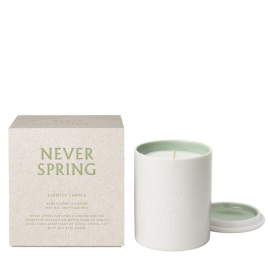 Bjork And Berries Unisex Never Spring 8.5 oz Scented Candle - Luxurious Fragrance Available Online in Hong Kong & China