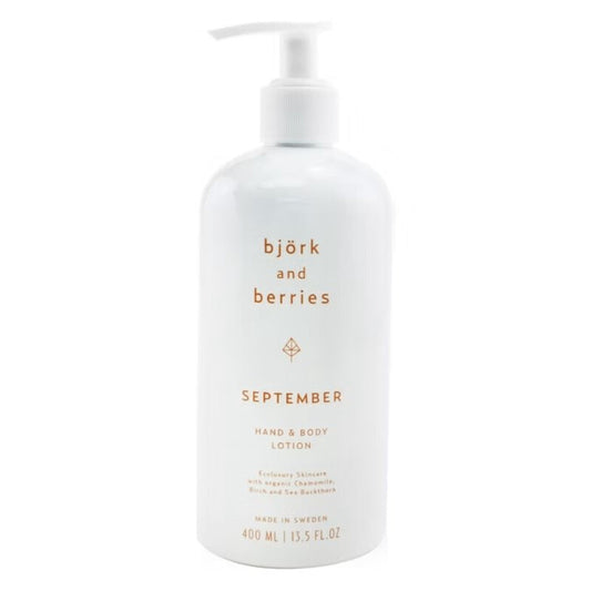 Bjork And Berries Unisex September Body Lotion 13.5 oz Fragrances (Wholesale) - Luxurious Fragrance Available Online in Hong Kong & China