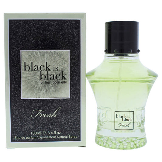 Nu Parfums Black is Black Fresh by Nu Parfums for Women - 3.4 oz EDP Spray - Luxurious Fragrance Available Online in Hong Kong & China