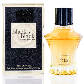 Nu Parfums Black Is Black / Nu Parfums EDP Spray 3.4 oz (100 ml) (w) - Luxurious Fragrance Available Online in Hong Kong & China