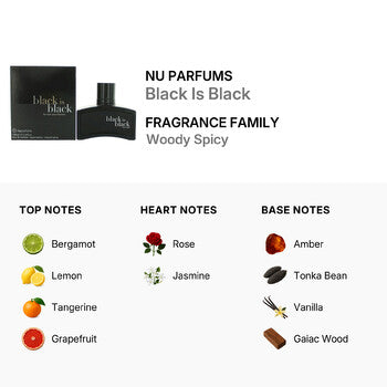 Nu Parfums Black Is Black / Nu Parfums EDT Spray 3.4 oz (100 ml) (m) (Wholesale) - Luxurious Fragrance Available Online in Hong Kong & China