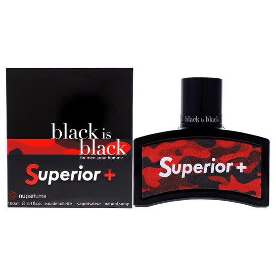 Nu Parfums Black Is Black Superior by Nu Parfums for Men - 3.4 oz EDT Spray (Wholesale) - Luxurious Fragrance Available Online in Hong Kong & China