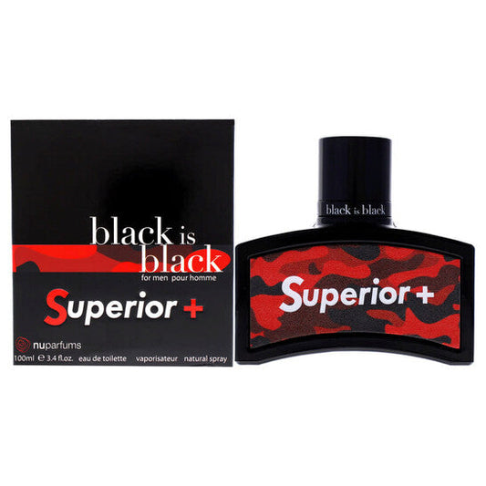 Nu Parfums Black Is Black Superior by Nu Parfums for Men - 3.4 oz EDT Spray (Wholesale) - Luxurious Fragrance Available Online in Hong Kong & China