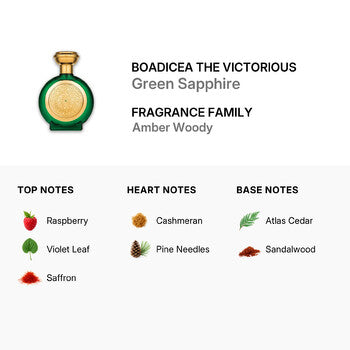 Boadicea The Victorious Unisex Green Sapphire EDP Spray 3.4 oz (Wholesale) - Luxurious Fragrance Available Online in Hong Kong & China