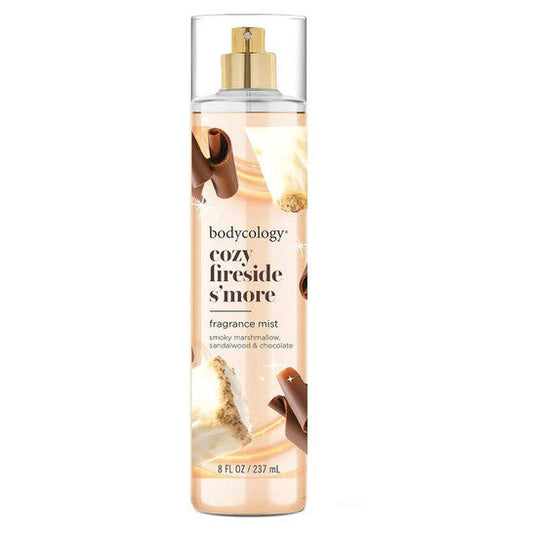 Bodycology Unisex Cozy Fireside S'More Fragrance Mist 8 oz Fragrances (Wholesale) - Luxurious Fragrance Available Online in Hong Kong & China