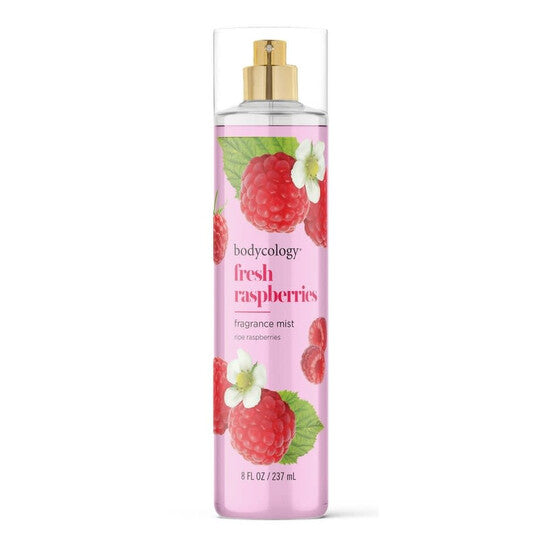 Bodycology Unisex Fresh Raspberries Fragrance Mist 8 oz - Luxurious Fragrance Available Online in Hong Kong & China