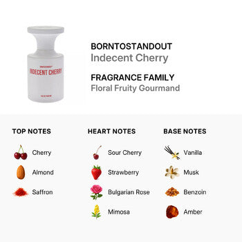 Borntostandout Unisex Indecent Cherry EDP Spray 1.7 oz Fragrances (Wholesale) - Luxurious Fragrance Available Online in Hong Kong & China
