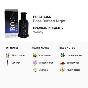 Hugo Boss Boss Bottled Night / Hugo Boss EDT Spray 1.6 oz (m) (Wholesale) - Luxurious Fragrance Available Online in Hong Kong & China