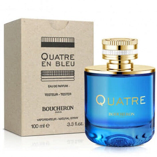 Boucheron Ladies Quatre En Bleu EDP 3.4 oz (Tester) Fragrances - Luxurious Fragrance Available Online in Hong Kong & China