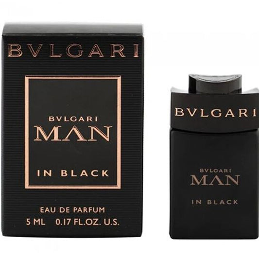 Bvlgari Bulgari Man In Black / Bulgari EDP Splash Mini 0.17 oz (5.0 ml) (m) - Luxurious Fragrance Available Online in Hong Kong & China