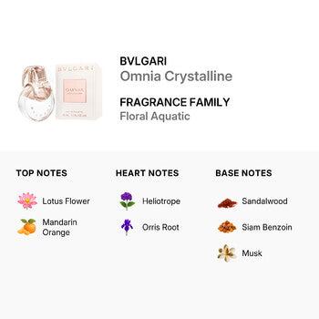 Bvlgari Ladies Omnia Crystalline EDT Spray 1.7 oz (Wholesale) - Luxurious Fragrance Available Online in Hong Kong & China